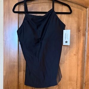 Hapari Black tankini swim suit top